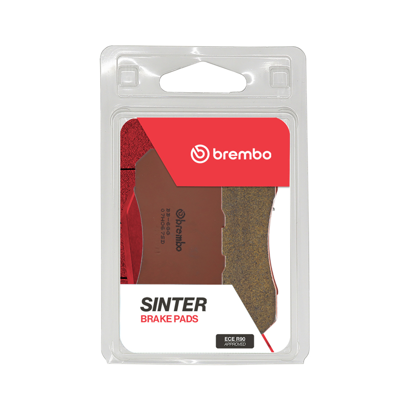 Honda Pioneer Brake Pads - Front - Brembo OE Powersports - Sinter - `15-`20